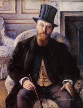 ジュール・デュボア・ギュスターヴ・カイユボットの肖像 Oil Paintings